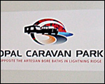 Opal Caravan Park Car Magnets